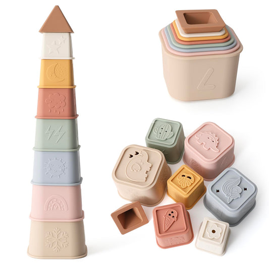 Silicone Stacking Cups